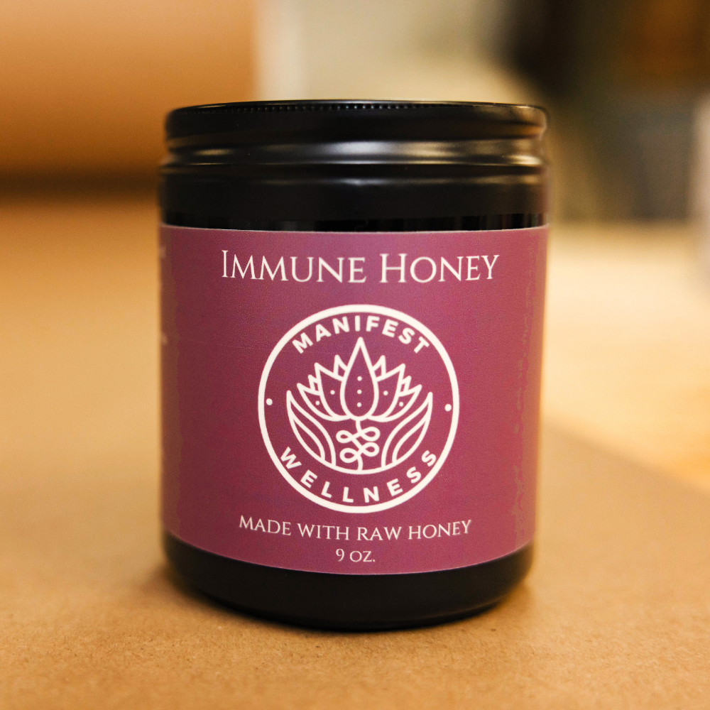 Immune Support Herbal Honey Electuary with Organic Elderberry, Ceylon Cinnamon, Ginger, and Cloves