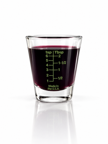 Manifest Wellness Glass Measuring Shot Glass