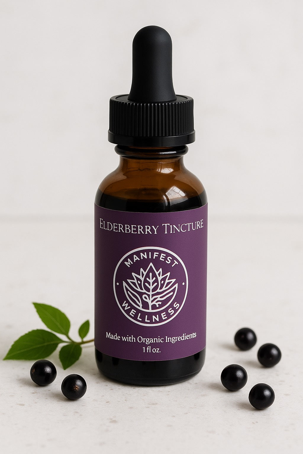 Elderberry Tincture with Organic Ingredients