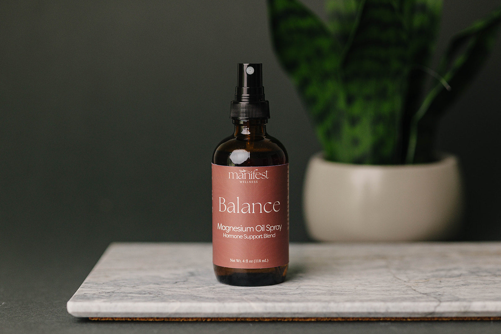 Magnesium Balance Oil Spray | Hormone Support Blend with Wild Yam &amp; Motherwort