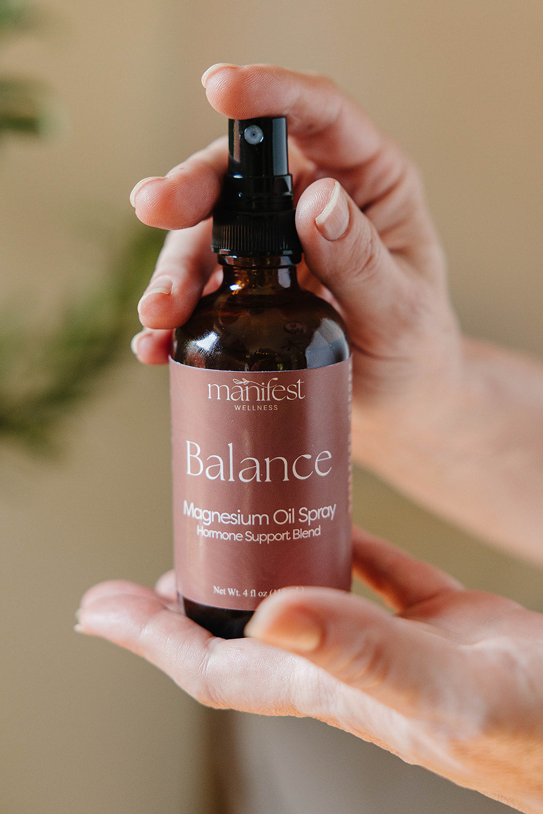 Magnesium Balance Oil Spray | Hormone Support Blend with Wild Yam &amp; Motherwort