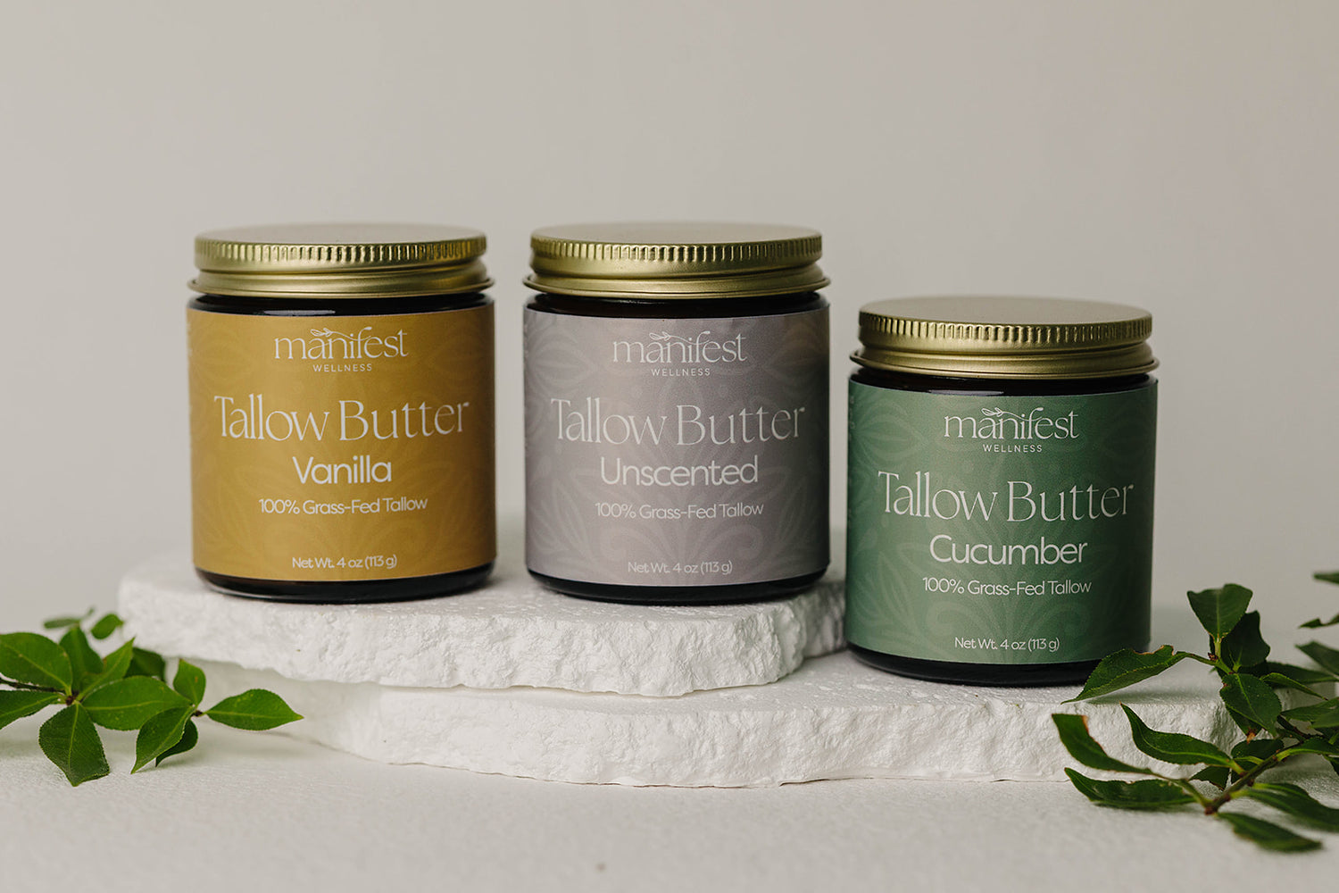 Cucumber Green Tea Tallow Butter | Pure Nourishment