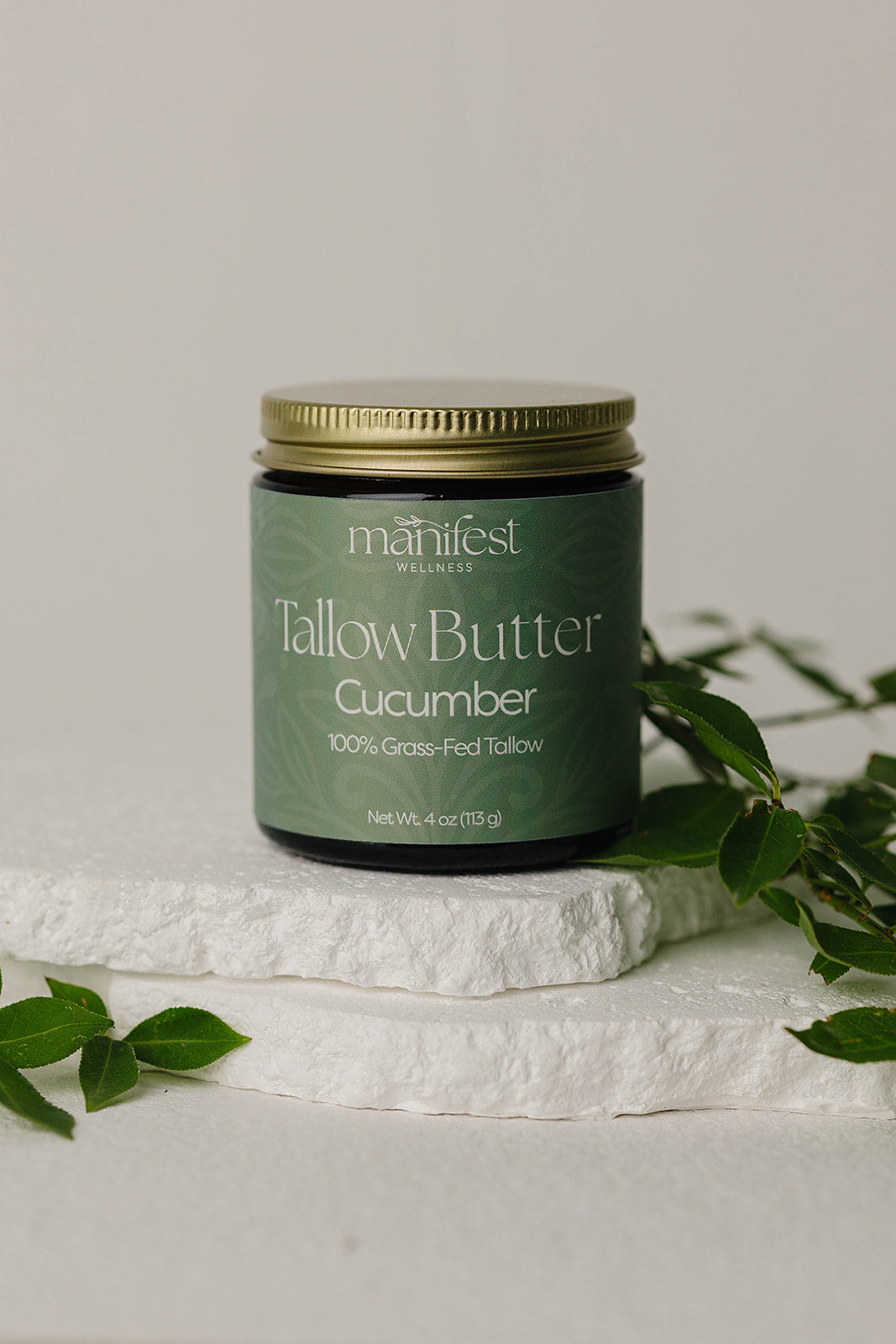 Cucumber Green Tea Tallow Butter | Pure Nourishment