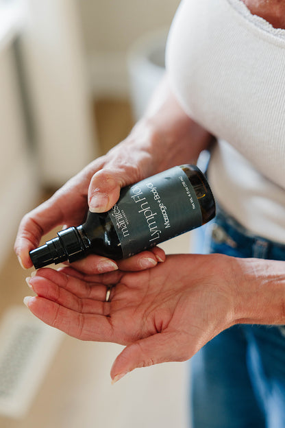 Lymph Flow Infused Herbal Massage &amp; Body Oil for Gentle Lymphatic Support