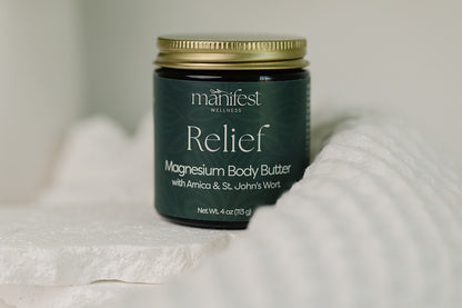 Magnesium Relief Butter | Comfort Blend with Arnica &amp; St. John&