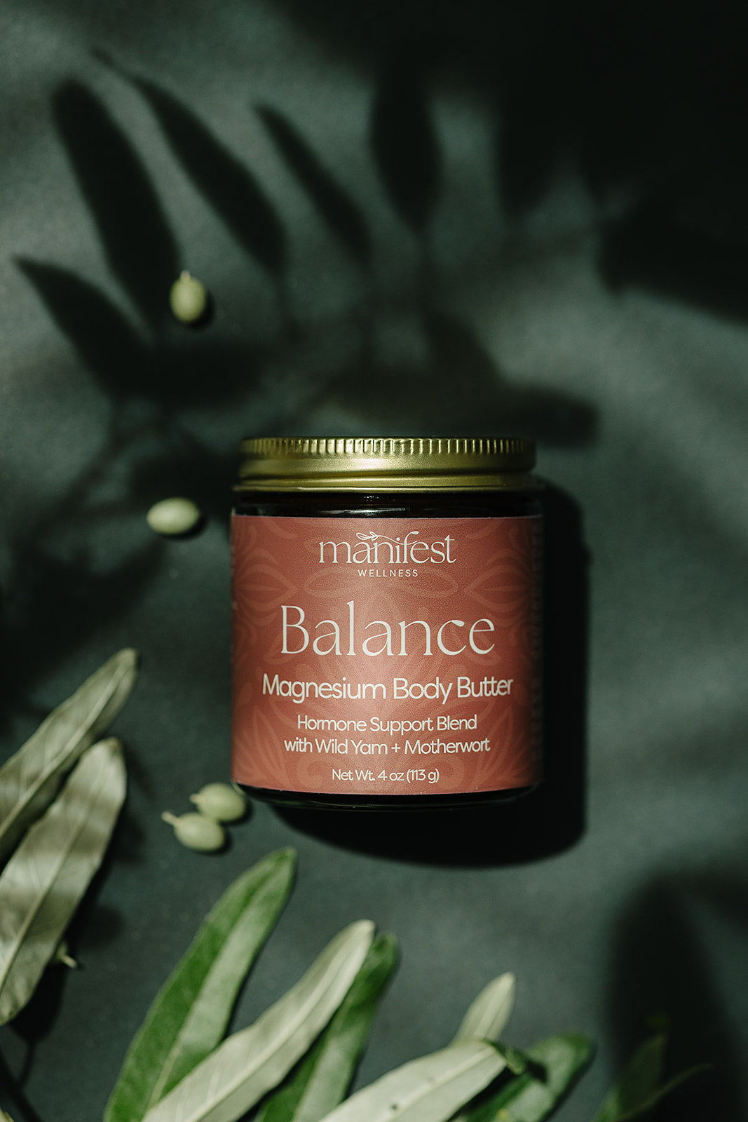 Magnesium Balance Butter | Hormone Support Blend with Wild Yam &amp; Motherwort