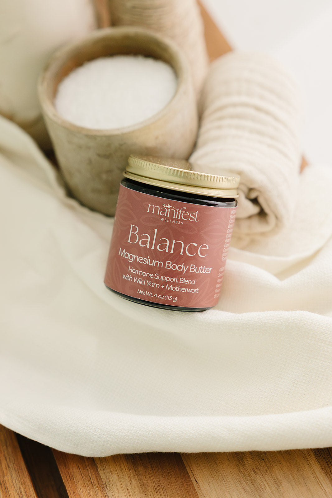 Magnesium Balance Butter | Hormone Support Blend with Wild Yam &amp; Motherwort