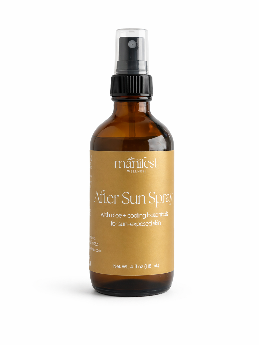 Brown bottle of Manifest Wellness &