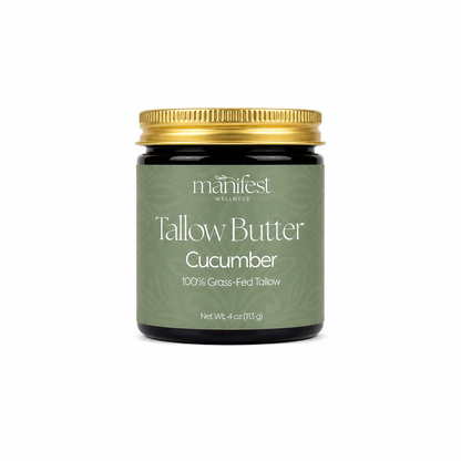 Cucumber Green Tea Grass-fed Tallow Butter