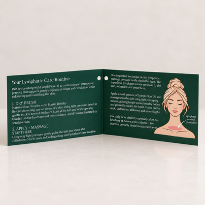 Lymphatic Care Set | Lymph Flow Oil + Natural Dry Brush