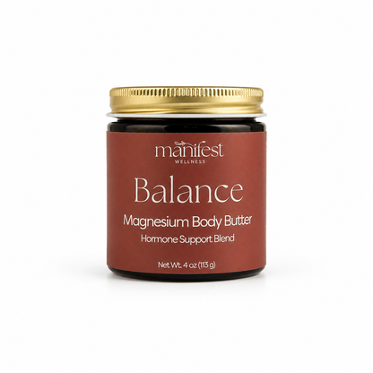 Magnesium Body Butter – Balance | Hormone Support with Wild Yam &amp; Motherwort