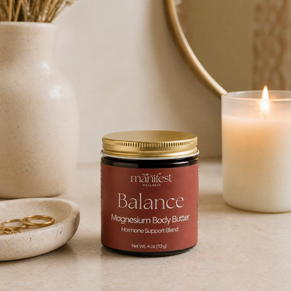Magnesium Body Butter – Balance | Hormone Support with Wild Yam &amp; Motherwort
