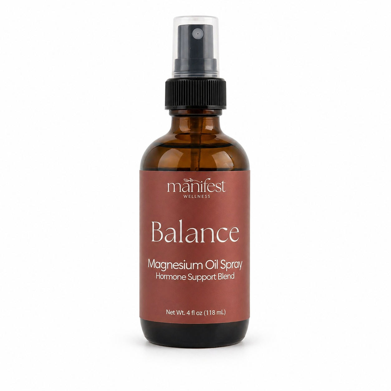 Magnesium Oil Spray – Balance | Hormone Support with Wild Yam &amp; Motherwort