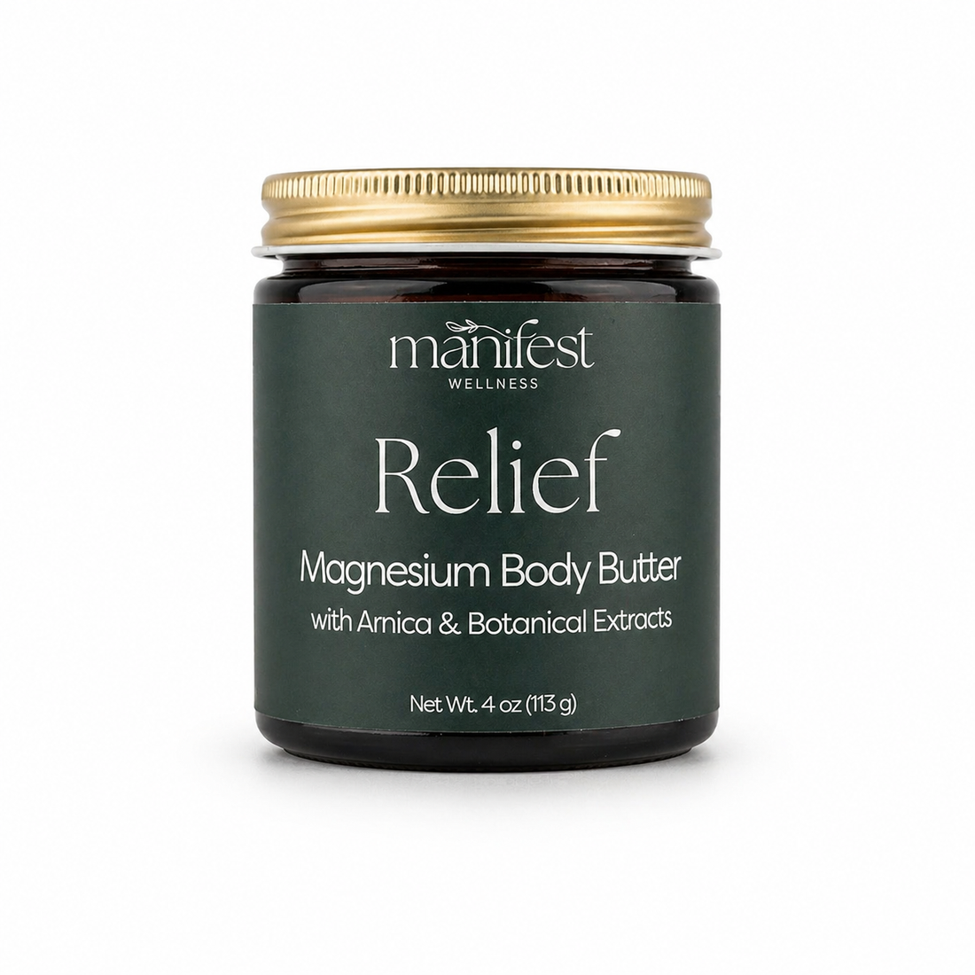 Magnesium Body Butter – Relief | Targeted Comfort with Arnica &amp; St. John’s Wort