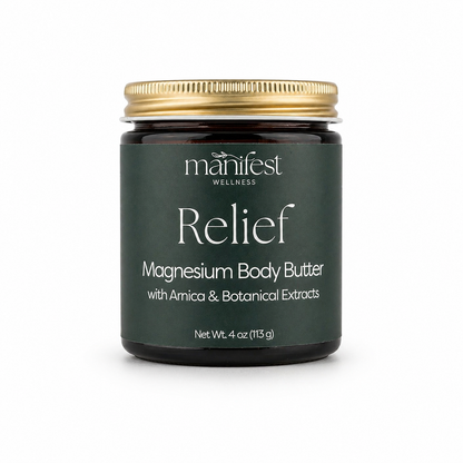 Magnesium Body Butter – Relief | Targeted Comfort with Arnica &amp; St. John’s Wort