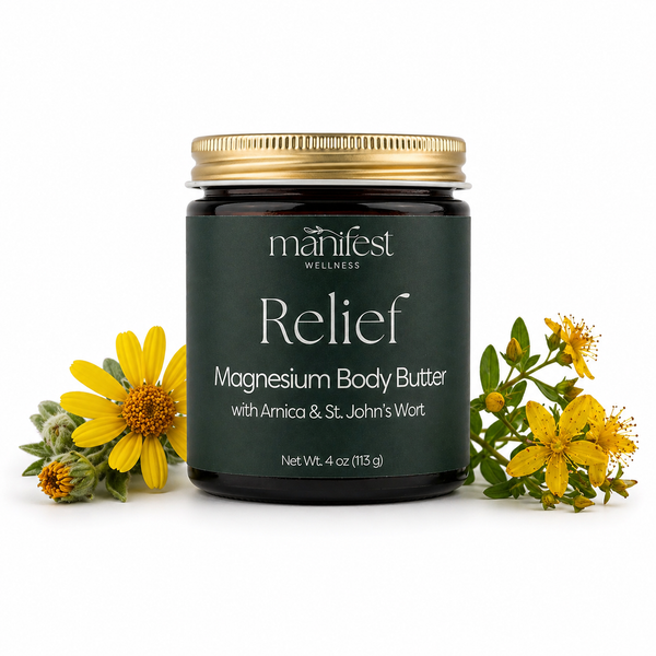 Magnesium Relief Butter | Comfort Blend with Arnica & St. John's Wort