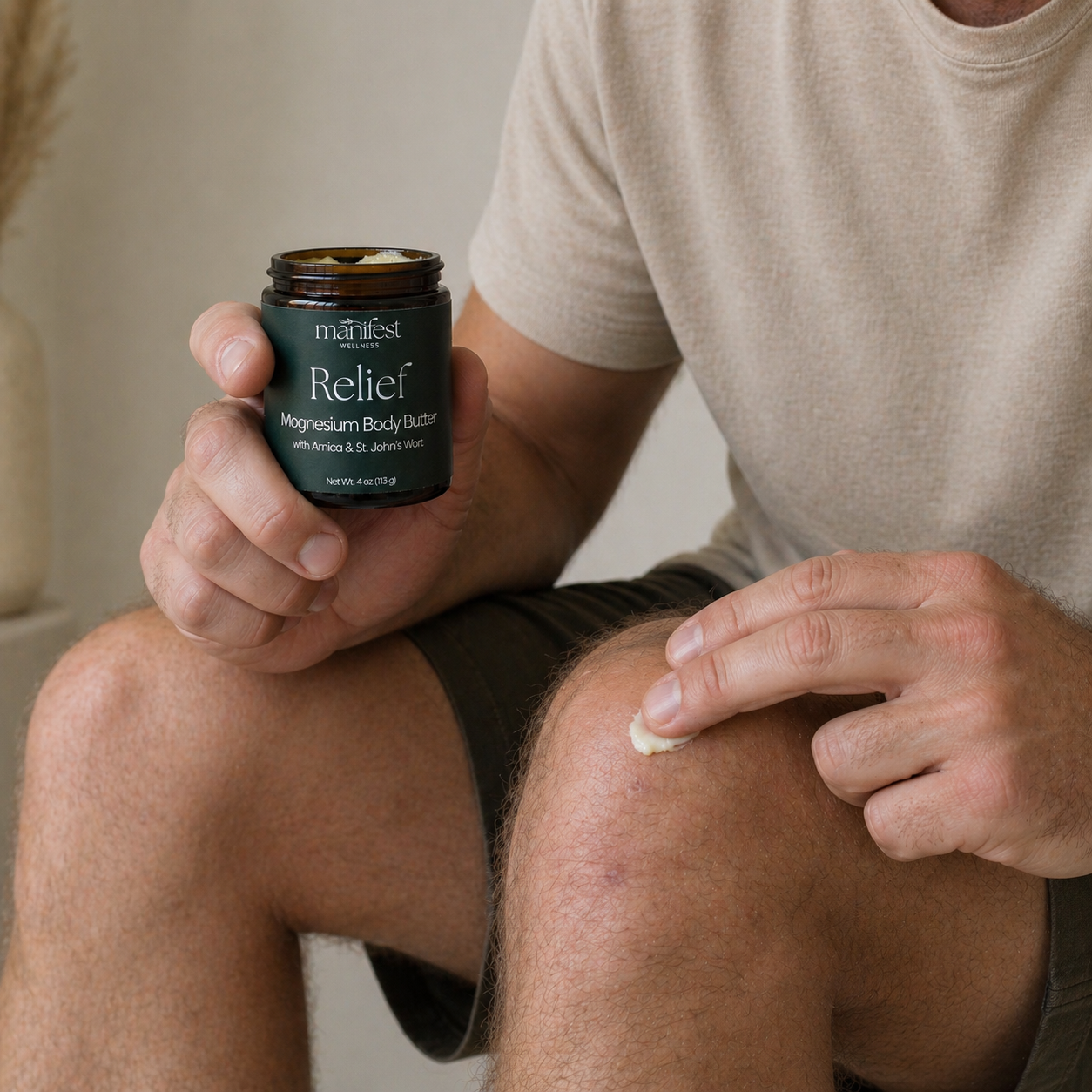 Magnesium Body Butter – Relief | Targeted Comfort with Arnica &amp; St. John’s Wort