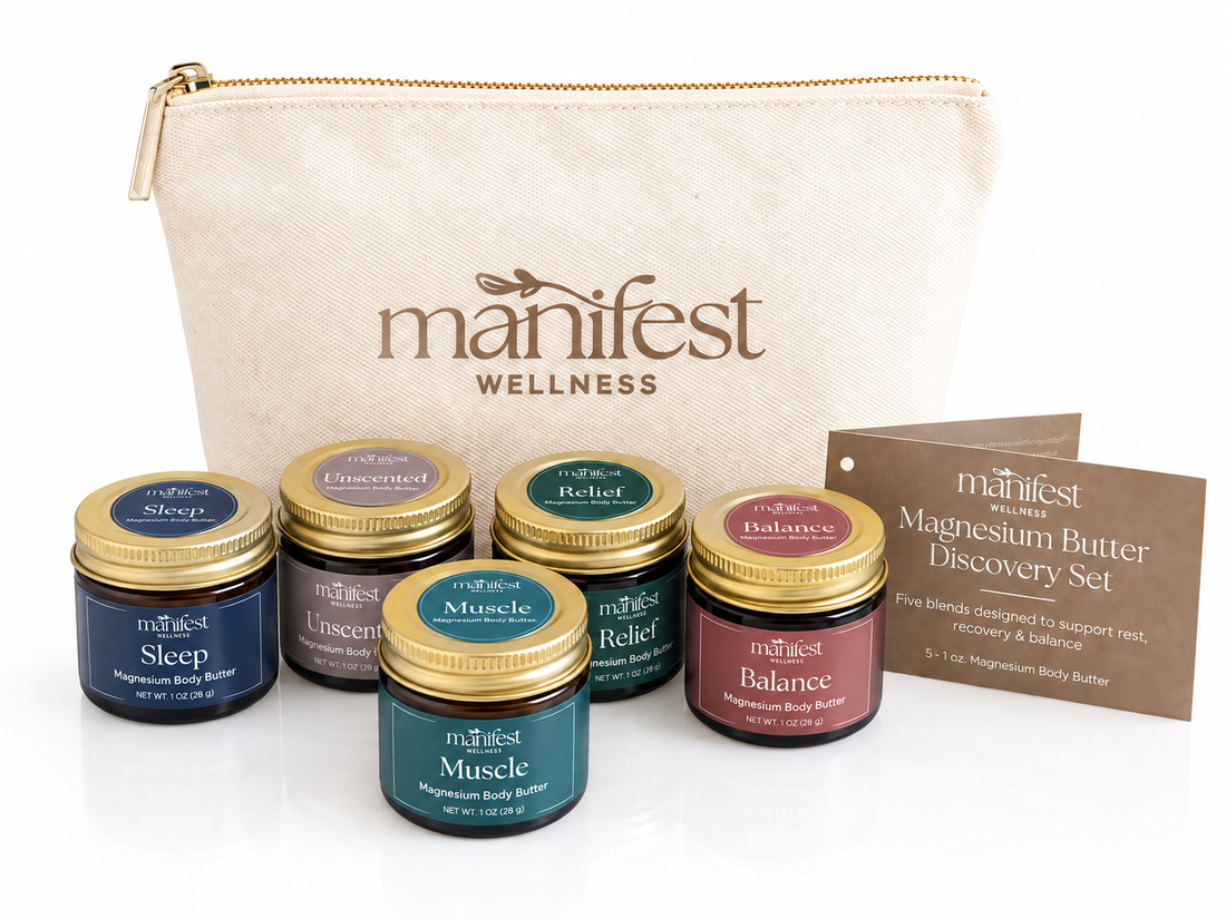 Magnesium Butter Discovery Set | 5 Signature Blends