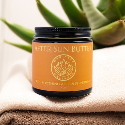 After Sun Butter with Aloe, Peppermint, Lavender and Tea Tree