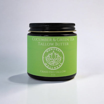 Cucumber Green Tea Grass-fed Tallow Butter