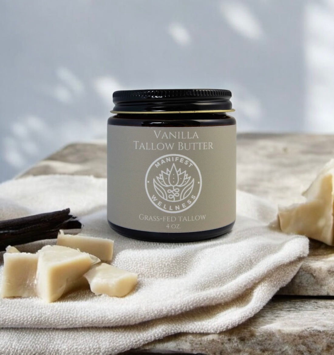 Vanilla Grass-fed Tallow Butter