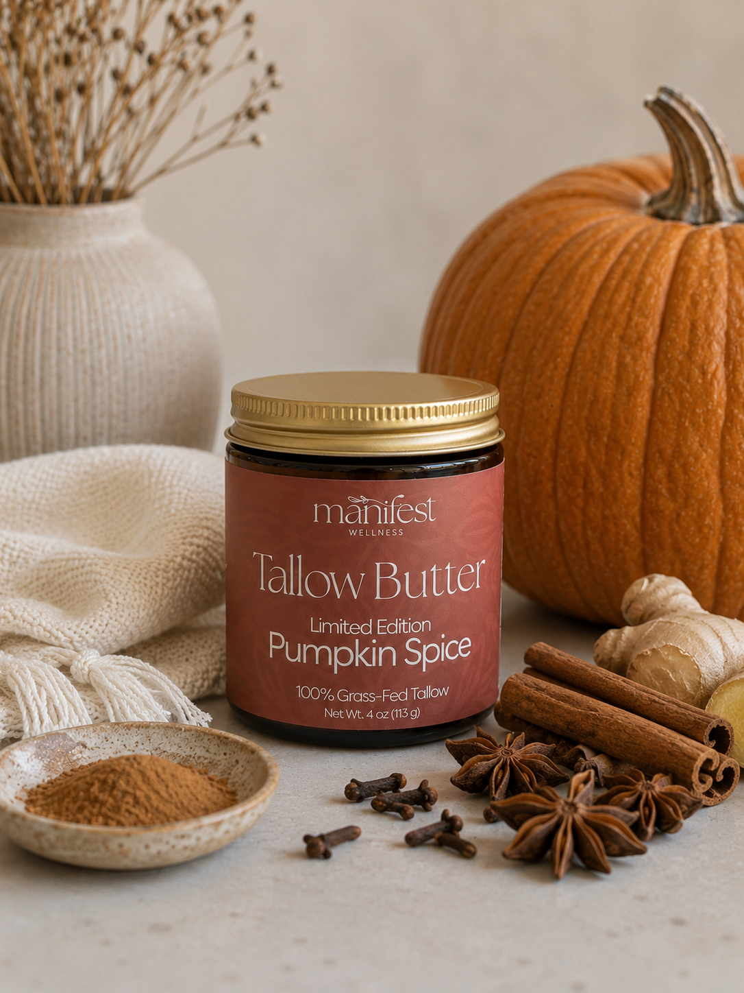 Pumpkin Spice Tallow Butter | Limited Edition