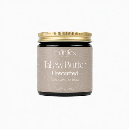 Unscented Grass-fed Tallow Butter