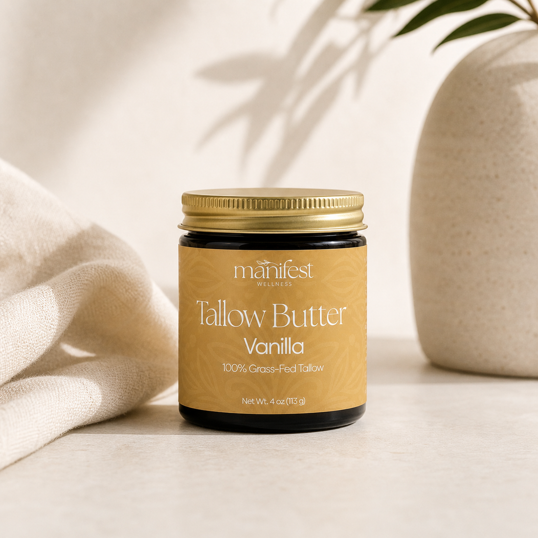 Vanilla Grass-fed Tallow Butter